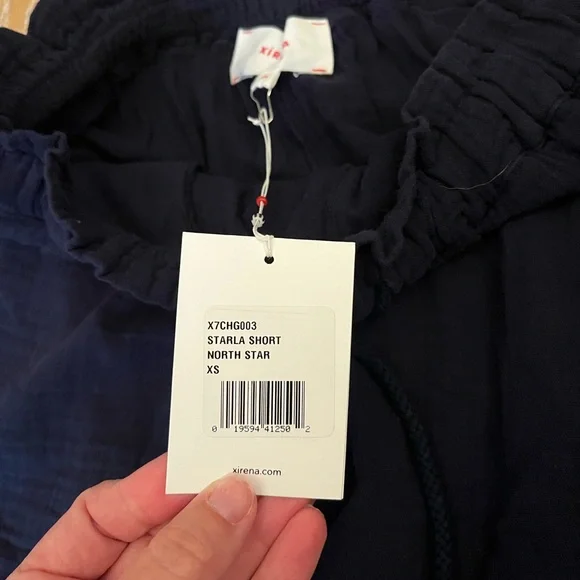 XIRENA Starla Short - North Star navy soft cotton shorts NWT - Picture 7 of 11